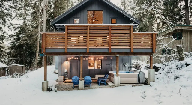 Mt Baker Rim Cabin 50 With Wifi, Hot Tub and Air Conditioning, Buchen Sie Ferienhaus Hotels in Glacier mit Parkplatz, Parkplätze