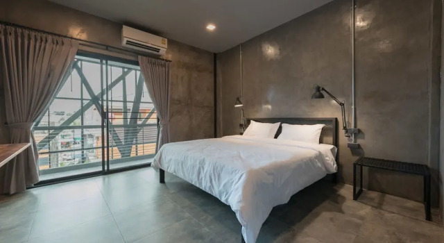 Двухместный номер Deluxe с балконом Bed & Bike Hostel