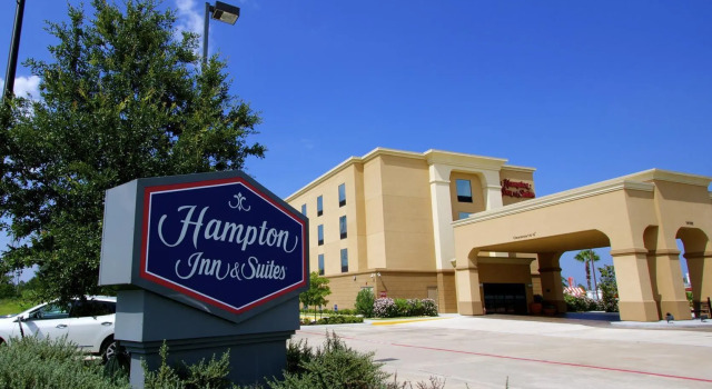 Кровать в общем номере Hampton Inn & Suites by Hilton Tomball Houston NW