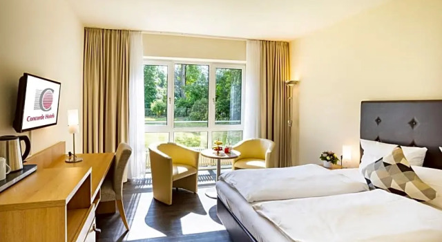 Двухместный номер Standard с красивым видом из окна Concorde Hotel Viktoria