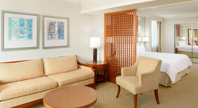 Полулюкс c 1 комнатой с красивым видом из окна San Diego Marriott Gaslamp Quarter