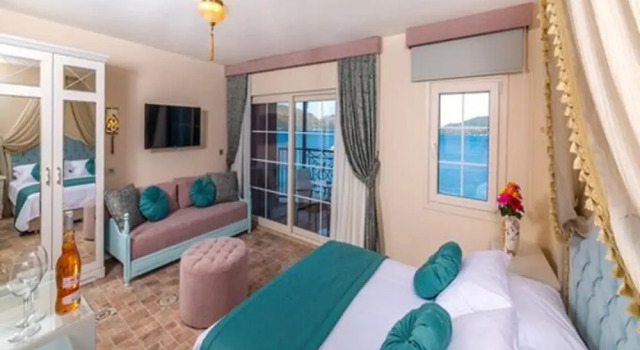 Номер Standard с балконом и с видом на море Kahveci Alibey Hotel