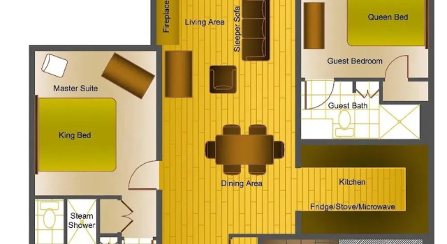 Номер Standard River Club 104 2 Bedroom Condo by Alpine Lodging Telluride