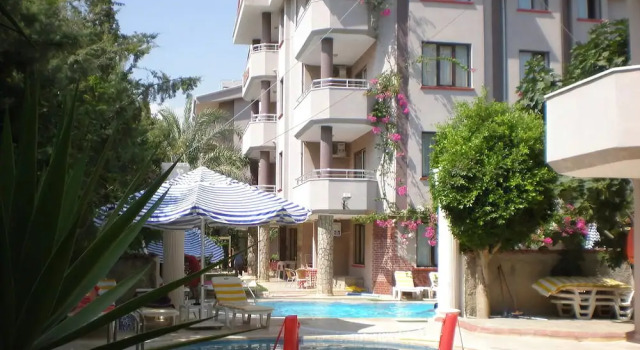 Myra Apart Hotel, Rezerwuj Apartamentowiec hotelowy Hotele w Side Coast z basenem, Basen