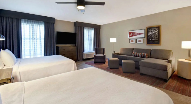 Студия Homewood Suites by Hilton Tuscaloosa Downtown- Near Univ of Alabama