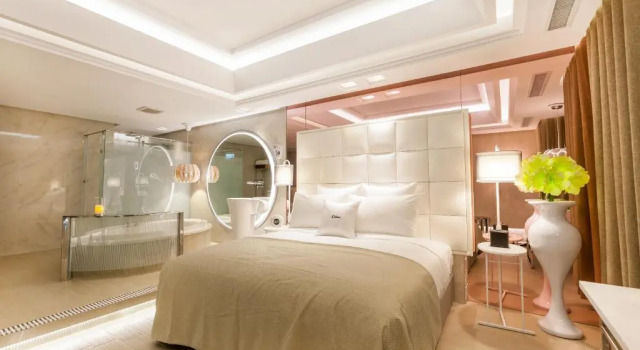 Двухместный номер Deluxe Six Star Motel-Taoyuan