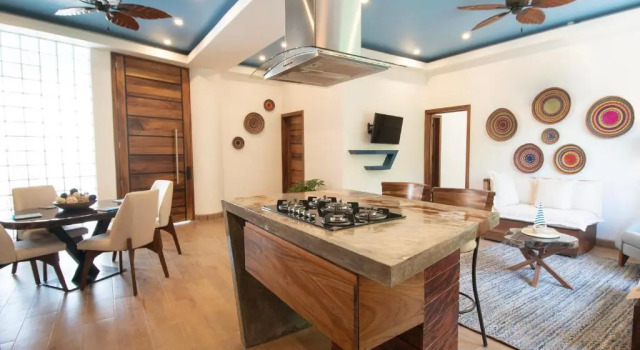 Вилла с красивым видом из окна Sunset Island Villas Riviera Nayarit