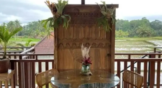 Deluxe Doppel Suite mit Balkon und mit Gartenblick Uma Sebatu Villa