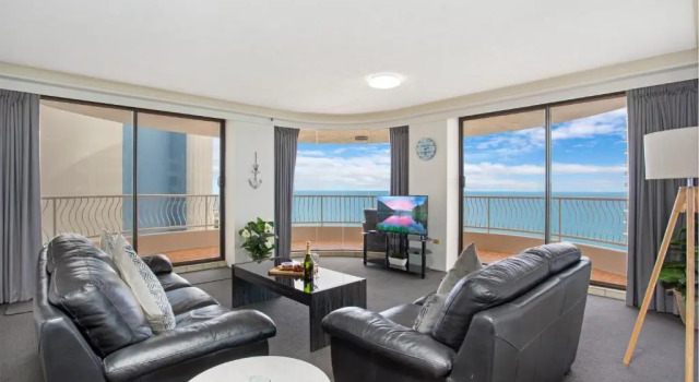 Апартаменты с 2 комнатами с видом на океан Aegean Apartments Surfers Paradise