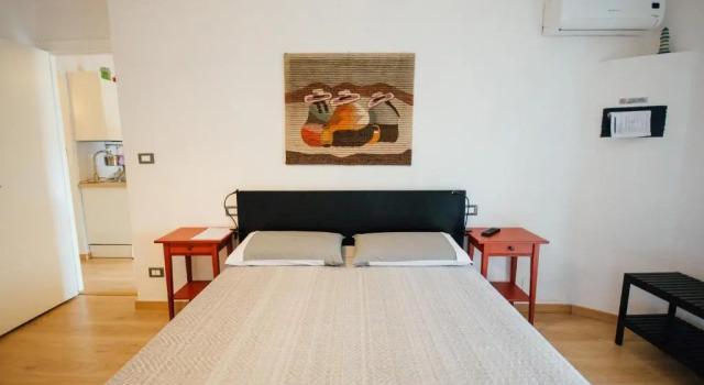 Standard Doppel Zimmer mit Balkon und mit Meerblick Bed à Cala
