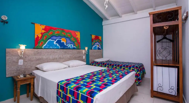 Люкс с 2 комнатами Hotel Village Enseada