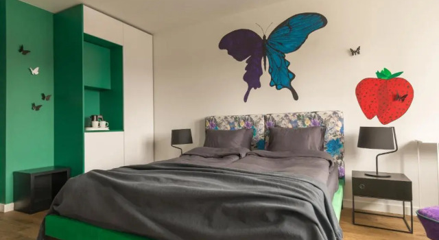 Двухместный номер Standard с видом на горы Kolorowe Pola Boutique B&B