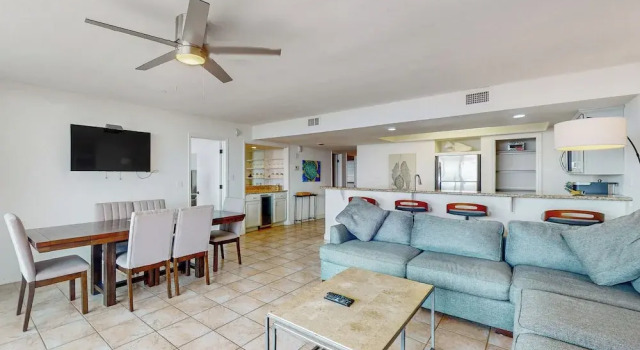 All-suite 3br, Beachfront: Suntide III - Unit 206, Buchen Sie Ferienwohnung Padre Island USA