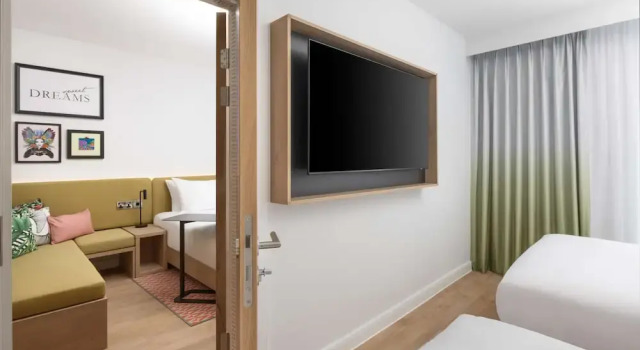 Двухместный семейный номер Standard Hampton By Hilton Nuneaton