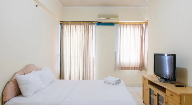 Homey 1BR at Puri Kemayoran Apartment, Book Apartment Kemayoran Jakarta