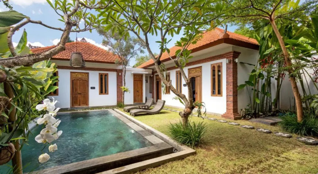 Bijia Villa 3BR w Private Pool - Peaceful Quiet Luxury Villa - Near Monkey Forest, Rezerwuj Willa Domki letniskowe w Bali, Domek