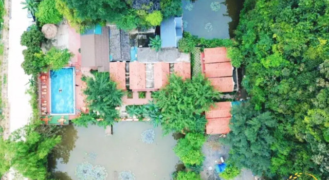 Одноместное бунгало с видом на реку Tam Coc Central Bungalow - Hostel