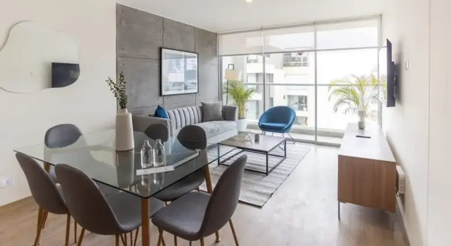 w Great 3BR Duplex With Terrace in Miraflores