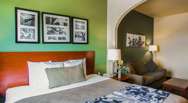 Двухместный люкс Sleep Inn & Suites Gonzales near Palmetto State Park