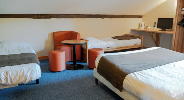 Номер Standard Logis Hotel Restaurant Auberge Les Rives de lArzon