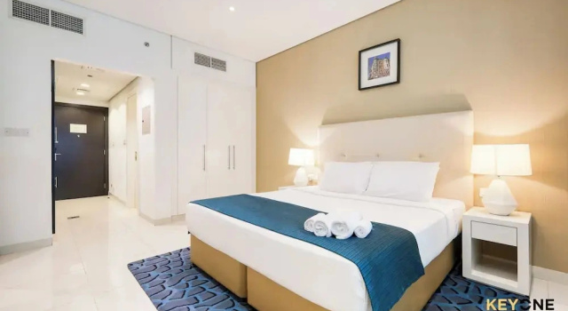 The Cosmopolitan Spacious Studio, Забронировать Апартаменты/квартира Апартаменты Эмирата Дубая, рядом с Деловой район Эмаар-Сквер, Апартаменты/квартира