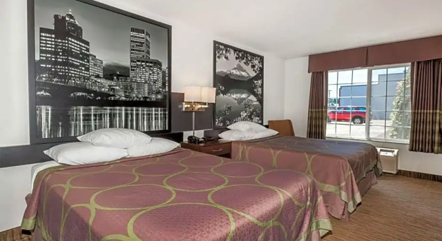 Четырёхместный номер Standard Super 8 By Wyndham Gresham Portland Area OR