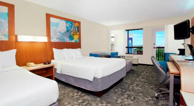Четырёхместный номер Standard Courtyard by Marriott Cocoa Beach Cape Canaveral