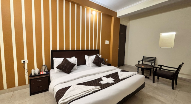 Двухместный номер Deluxe с балконом The Shivaay Near AIIMS Rishikesh by Lovely Hospitality