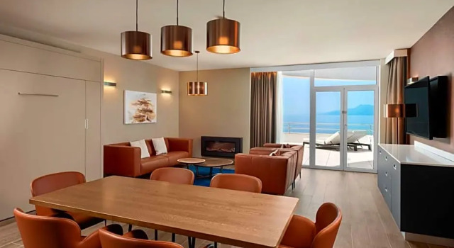 Семейные апартаменты с 2 комнатами с видом на море Hilton Rijeka Costabella Beach Resort And Spa