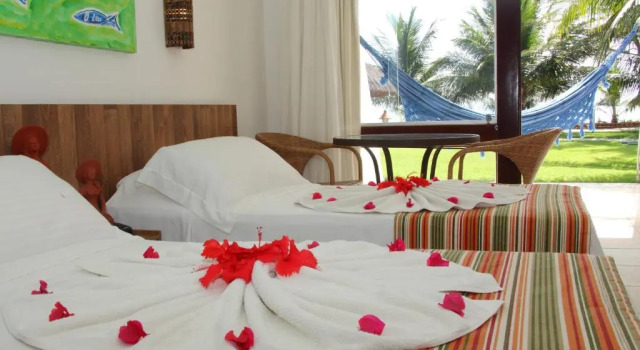 Трёхместный номер Superior с видом на море Serrambi Resort