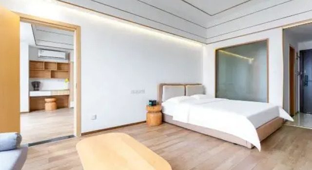 Люкс Fugongguan Hotel Apartment (Zhengzhou Zhongyuan Futa Subway Station)