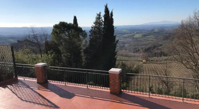 Апартаменты Appartamento con vista sulle colline Toscane
