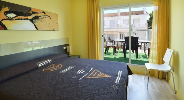 Апартаменты c 1 комнатой с частичным видом на море Ornis Apartments Platja