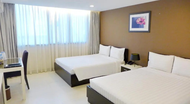 Семейный номер Deluxe Minh Khang Hotel
