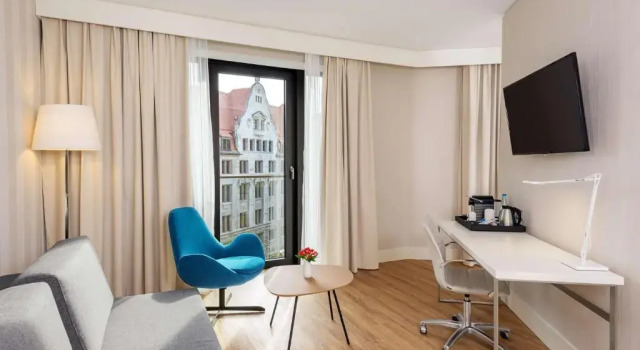 Supérieure double chambre Avec vue NH Leipzig Zentrum