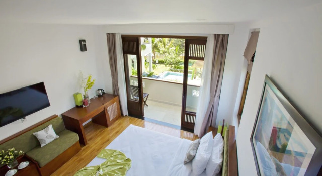 Номер Deluxe с балконом и с красивым видом из окна Green Boutique Villa