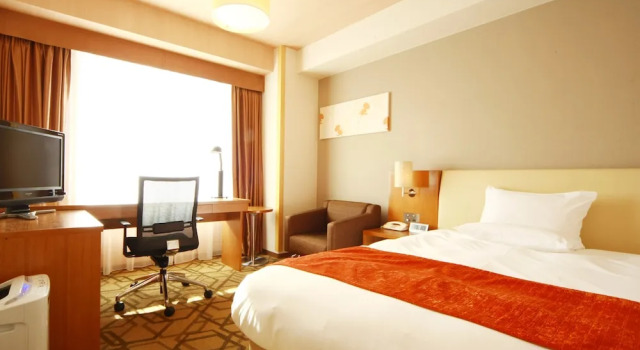 Одноместный номер Deluxe с видом на город Hotel Metropolitan Yamagata