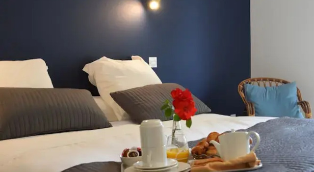 Номер Standard Hôtel et appartements les platanes