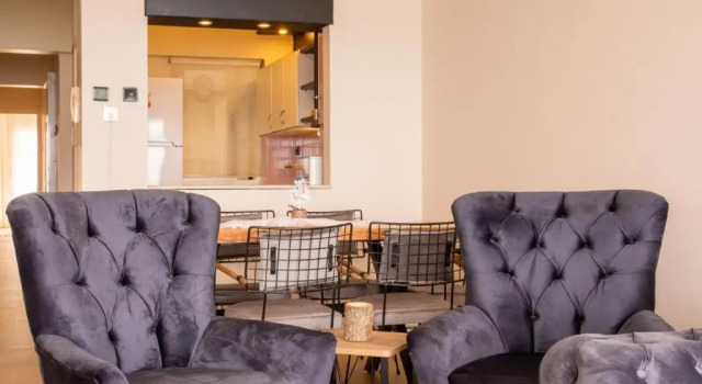 Furnished Stylish Sea View Flat in Izmir Konak