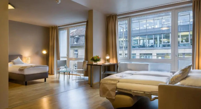 Четырёхместный номер Economy Munique Hotel Frankfurt City
