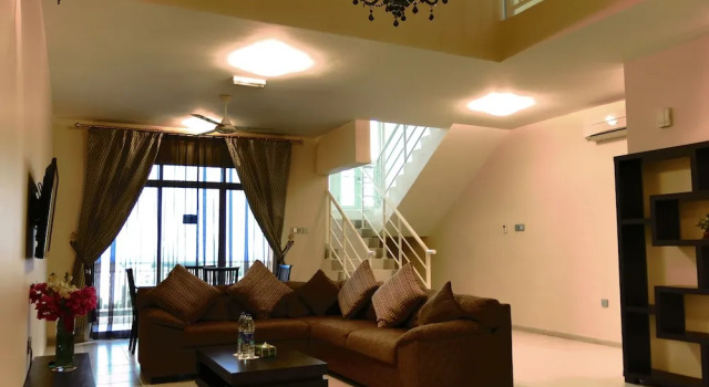 Апартаменты с 2 комнатами с балконом Ajwan Hotel Apartments