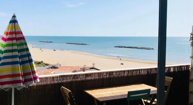 Appartement Valras 1ere ligne vue mer, Rezerwuj Apartament Valras-Plage Hérault