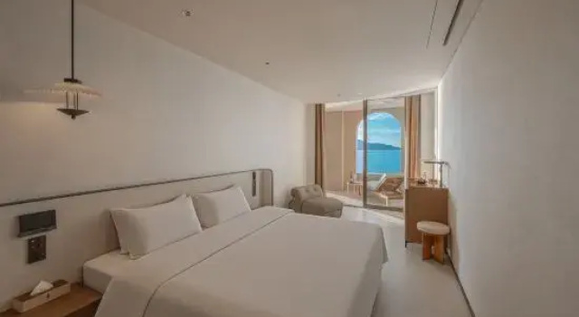 Двухместный люкс с видом на море Nan'ao Houwan Resort Hotel