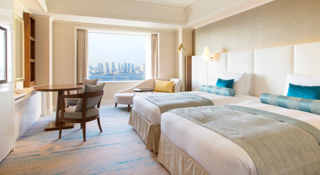 Двухместный номер Rainbow Bridge Side Deluxe Executive Floor Grand Nikko Tokyo Daiba