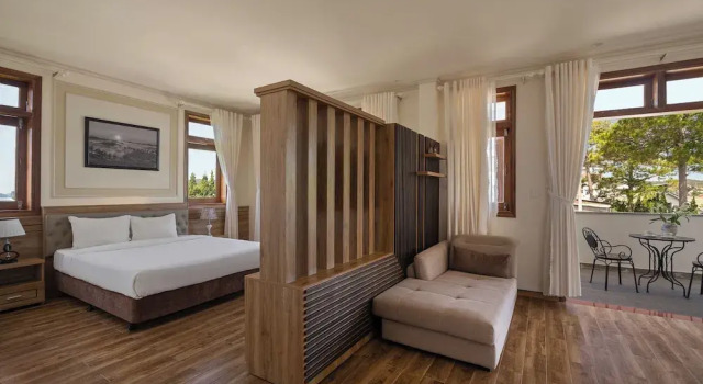 Двухместный номер Deluxe с видом на внутренний двор Moon Valley Villas Đà Lạt