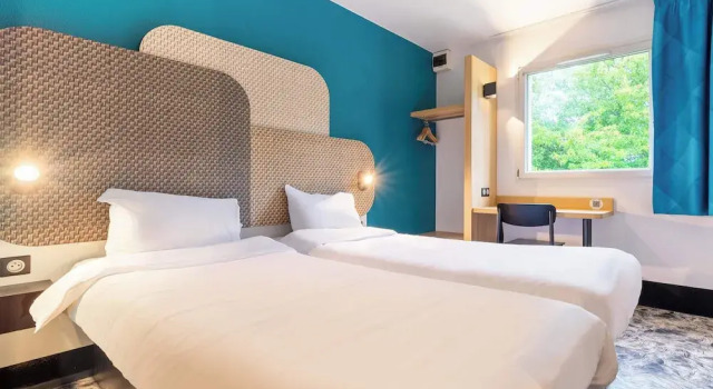 Двухместный номер B&B HOTEL Nantes Atlantis Le Zénith 3 étoiles