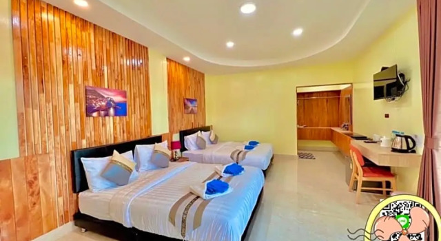 kinjo park pool view delux2 (double bed), Забронировать Отель Отели Южного Таиланда с парковкой, Парковка