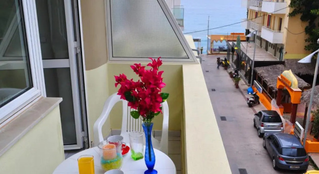 Студия с частичным видом на море Greta Apartments