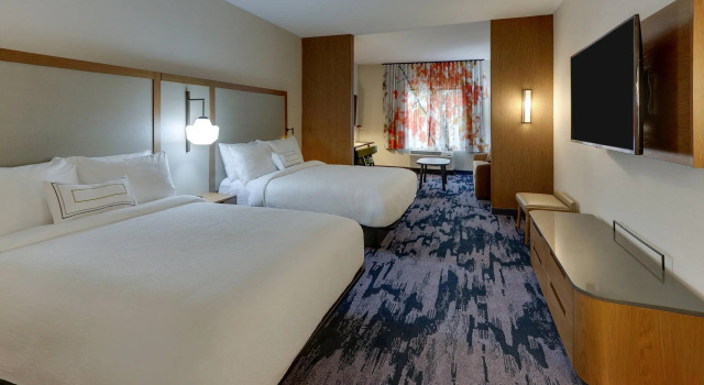 Четырёхместный люкс Fairfield Inn & Suites by Marriott Asheville Weaverville