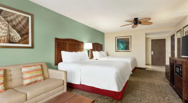 Четырёхместный номер Standard с красивым видом из окна Hampton Inn & Suites Outer Banks/Corolla